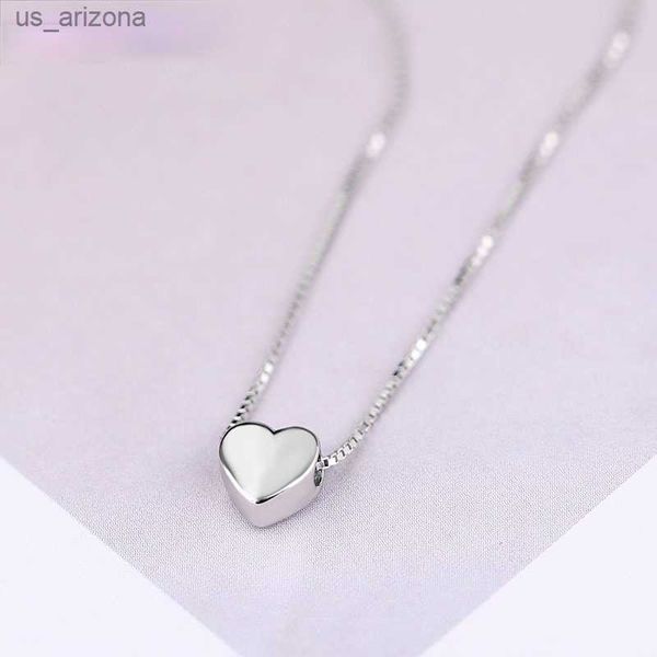 fashion minimalist smooth heart shaped pendant necklace silver color cute charm for women s-n591 l230620
fashion minimalist smooth heart shaped pendant necklace silver color cute charm for women s-n591 l230620