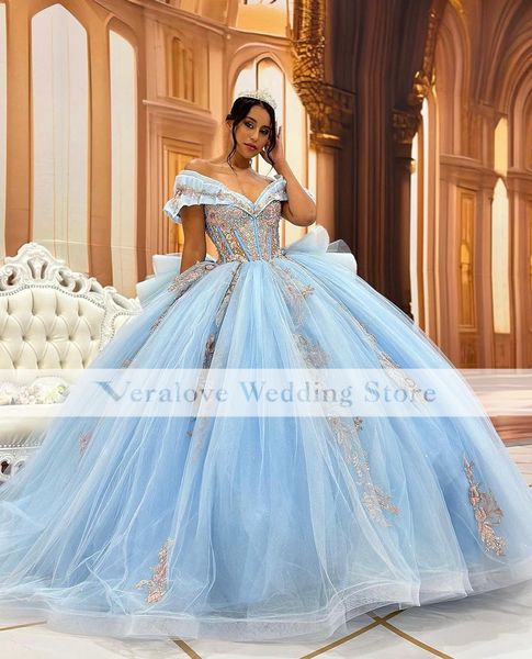 light blue quinceanera dresses off the shoulder lace applique sweet 16 dress lace-up appliques vestidos de 15 anos, Blue;red
light blue quinceanera dresses off the shoulder lace applique sweet 16 dress lace-up appliques vestidos de 15 anos, Blue;red