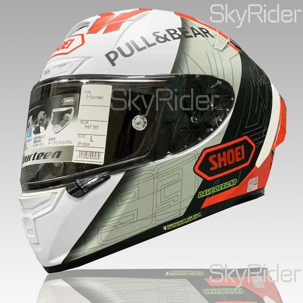 full face shoei x14 red light ant 1 marquez 93 generatio motorcycle helmet anti-fog visor man riding car motocross racing motorbike helmet-n
full face shoei x14 red light ant 1 marquez 93 generatio motorcycle helmet anti-fog visor man riding car motocross racing motorbike helmet-n