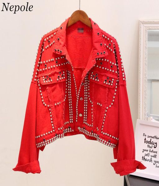 neploe rivet pockets women denim jacket single breasted tassel fake diamonds coat 2019 spring autumn cool fashion outwear 693356306648, Black;brown
neploe rivet pockets women denim jacket single breasted tassel fake diamonds coat 2019 spring autumn cool fashion outwear 693356306648, Black;brown