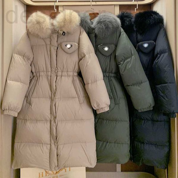 women's down & parkas designer new p family bag triangle logo fox fur collar long down jacket women's waist white goose thick 8vn5, Black
women's down & parkas designer new p family bag triangle logo fox fur collar long down jacket women's waist white goose thick 8vn5, Black