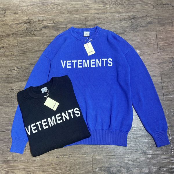 men's sweaters vetements knitted pullovers men women 1 printed letter oversized woolen 230809, White;black
men's sweaters vetements knitted pullovers men women 1 printed letter oversized woolen 230809, White;black