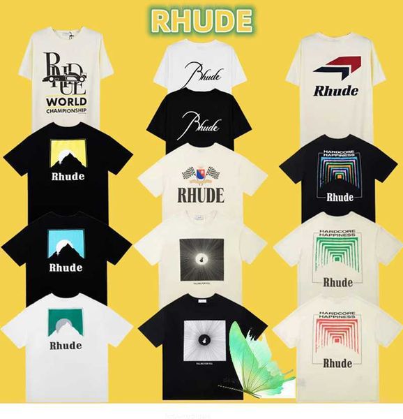 summer hip hop casual tee 100% cotton rhude t shirt men women street fashion printing process t-shirts, White;black
summer hip hop casual tee 100% cotton rhude t shirt men women street fashion printing process t-shirts, White;black