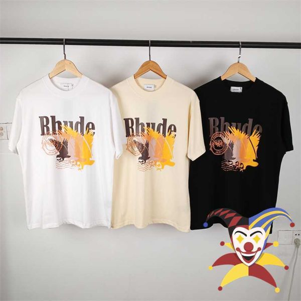 rhude t-shirts men's clothes classic gradient pattern women black white apricot short sleeve, White;black
rhude t-shirts men's clothes classic gradient pattern women black white apricot short sleeve, White;black