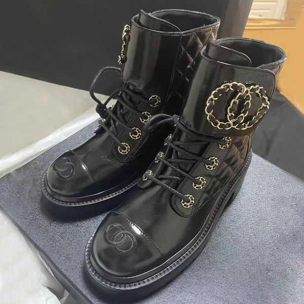 designer martin boots winter fashion black ankle biker platform flats combat boots low heel lace up booties leather chain logo buckle women&
designer martin boots winter fashion black ankle biker platform flats combat boots low heel lace up booties leather chain logo buckle women&