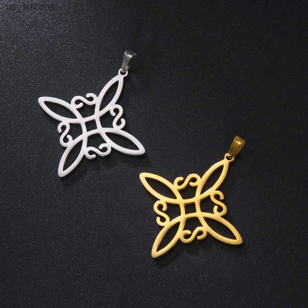 eueavan 5pcs witch knot pendant for necklace stainless steel charms men women amulet jewelry making diy celtics knots pendants l230620, Silver
eueavan 5pcs witch knot pendant for necklace stainless steel charms men women amulet jewelry making diy celtics knots pendants l230620, Silver