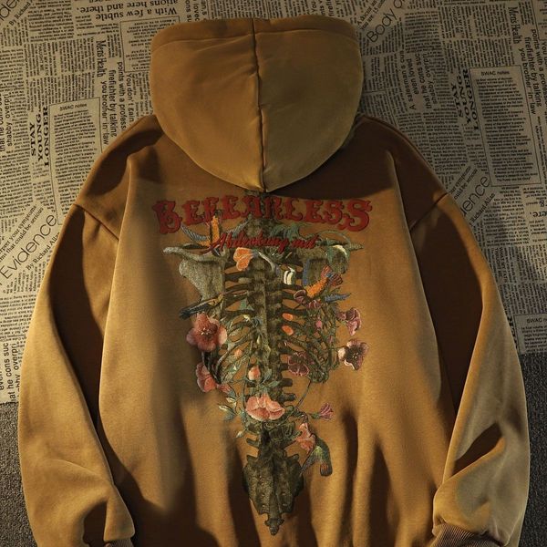 women's hoodies sweatshirts european and american vintage flower skeleton hoodied sweater pullover lazy style loose spring and autumn i, Black
women's hoodies sweatshirts european and american vintage flower skeleton hoodied sweater pullover lazy style loose spring and autumn i, Black