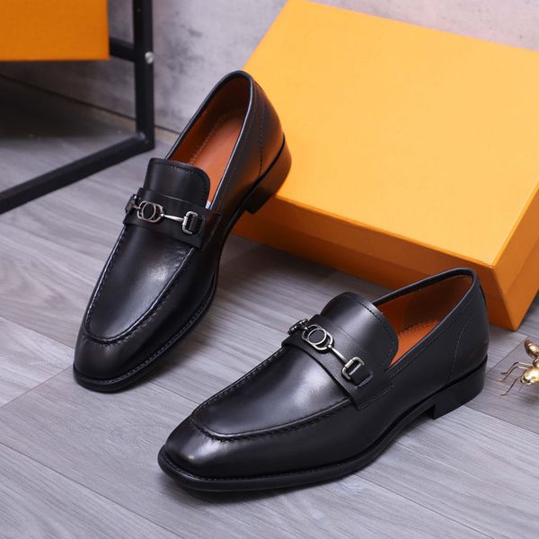 2023 men formal dress shoes masculino genuine leather elegant black suit brand designer men's casual office loafers size 38-44
2023 men formal dress shoes masculino genuine leather elegant black suit brand designer men's casual office loafers size 38-44