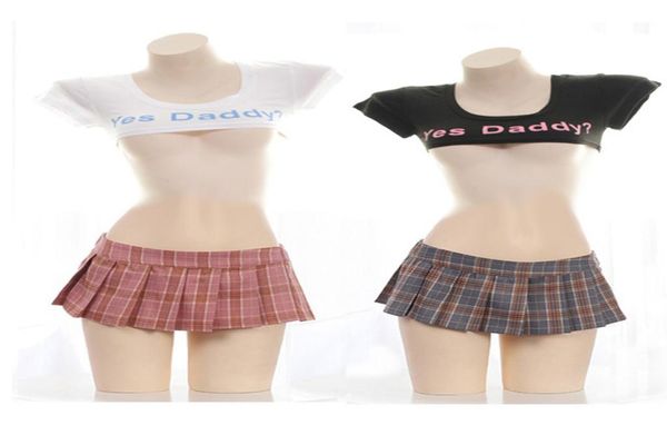 schoolgirl uniforms naughty lingerie plaid pleats half breast yes daddy letter print erotic cosplay mini skirt for sex3785188, Black
schoolgirl uniforms naughty lingerie plaid pleats half breast yes daddy letter print erotic cosplay mini skirt for sex3785188, Black