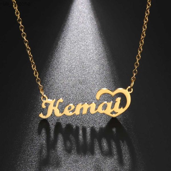 sipuris custom name necklace for women personalized letter heart nameplate stainless steel cross chain necklaces wholesale l230620, Silver
sipuris custom name necklace for women personalized letter heart nameplate stainless steel cross chain necklaces wholesale l230620, Silver