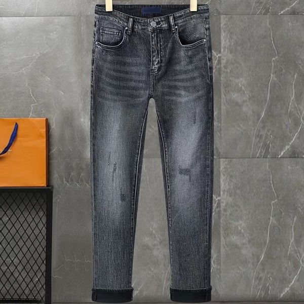 fashion design men's denim library autumn and winter new streetwear slim fit super heavy industry process size 29-38 slim version jeans, Blue
fashion design men's denim library autumn and winter new streetwear slim fit super heavy industry process size 29-38 slim version jeans, Blue