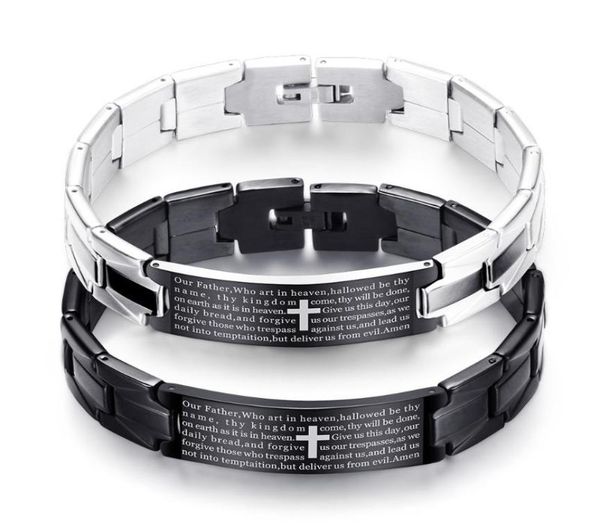 bangle holy bible men bracelet black stainless steel watch strap silvering plating jewelry gift for women6898802
bangle holy bible men bracelet black stainless steel watch strap silvering plating jewelry gift for women6898802