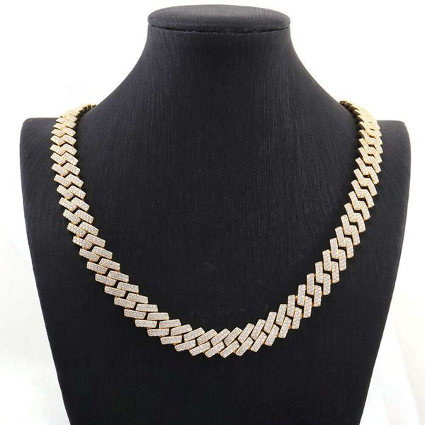 20mm hip hop link chain sier gold plated necklace iced out cuban chain moissanite, Silver
20mm hip hop link chain sier gold plated necklace iced out cuban chain moissanite, Silver