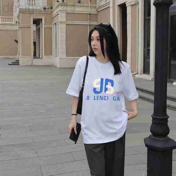 women's t-shirt designer high version 2023 summer new luxury fashion b family double color block printing men's and os loose short, White
women's t-shirt designer high version 2023 summer new luxury fashion b family double color block printing men's and os loose short, White