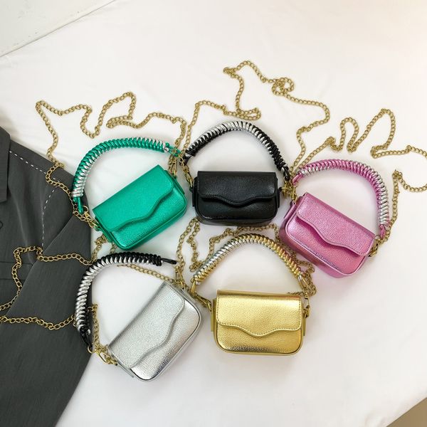 fashion children patchwork color twist handbag kids metals chain single shoulder square bag lady style messenger lipsticks bags z3437v, Black
fashion children patchwork color twist handbag kids metals chain single shoulder square bag lady style messenger lipsticks bags z3437v, Black