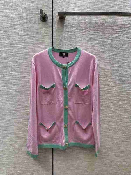 women's knits & tees designer 23 summer new casual versatile style reduced age contrast double pocket knitted cardigan l2ys, White
women's knits & tees designer 23 summer new casual versatile style reduced age contrast double pocket knitted cardigan l2ys, White