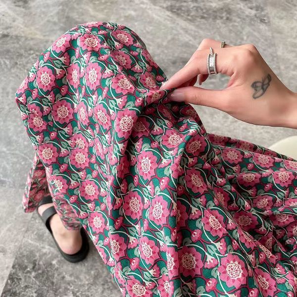 women's pants capris pink high-waisted wide-leg pants summer thin women's cropped loose small print sunscreen mosquito cool pants, Black;white
women's pants capris pink high-waisted wide-leg pants summer thin women's cropped loose small print sunscreen mosquito cool pants, Black;white