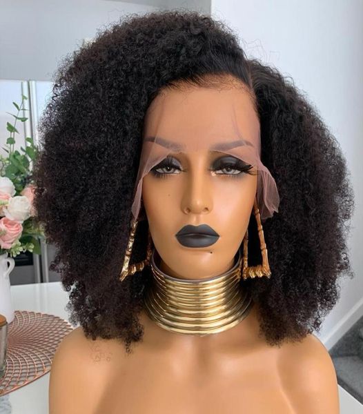 afro curly 100 human virgin hair 13x4 13x6 lace front bob wigs brazilian bleached knots plucked full 150 density for women6724924, Black;brown
afro curly 100 human virgin hair 13x4 13x6 lace front bob wigs brazilian bleached knots plucked full 150 density for women6724924, Black;brown