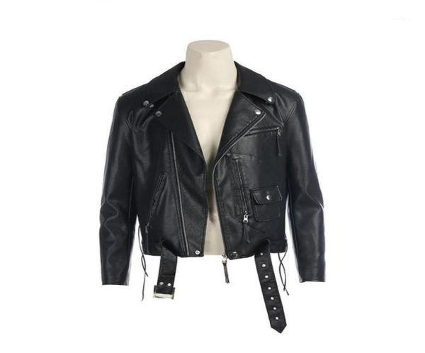 movie terminator 2 t800 cosplay costumes terminator jackets black pu leather jacket motorcycle coat fot men clothing15106929, Black;brown
movie terminator 2 t800 cosplay costumes terminator jackets black pu leather jacket motorcycle coat fot men clothing15106929, Black;brown