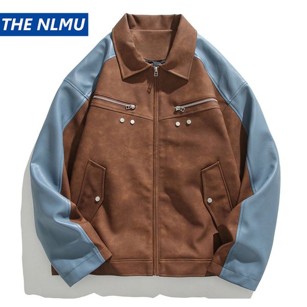 men's jackets vintage pu leather jacket men hip hop streetwear patchwork motorcycle varsity fashion coat outwear clothing 230809, Black;brown
men's jackets vintage pu leather jacket men hip hop streetwear patchwork motorcycle varsity fashion coat outwear clothing 230809, Black;brown