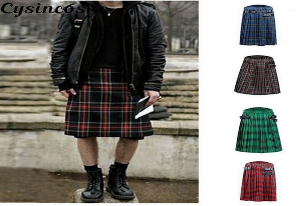 men039s shorts cysincos scottish mens kilt traditional plaid belt pleated bilateral chain brown gothic punk tartan trousers ski3001326, White;black
men039s shorts cysincos scottish mens kilt traditional plaid belt pleated bilateral chain brown gothic punk tartan trousers ski3001326, White;black