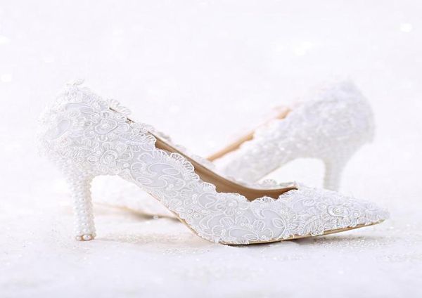 pointed toe white lace and pearl bridal wedding shoes women thin heel comfortable dancing shoes handmade birthday party pumps1174289, Black
pointed toe white lace and pearl bridal wedding shoes women thin heel comfortable dancing shoes handmade birthday party pumps1174289, Black