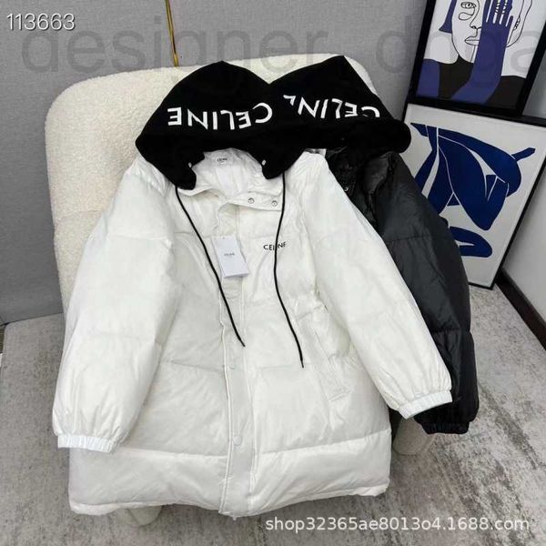 women's down & parkas designer ce family 22 autumn and winter new letter printing design fashionable sweater hat fake two-piece cardiga, Black
women's down & parkas designer ce family 22 autumn and winter new letter printing design fashionable sweater hat fake two-piece cardiga, Black