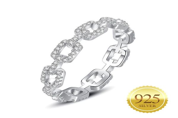 925 sterling silver solid party finger wedding ring simple cz cubic zirconia link chain shaped for women original fashion jewelry 6638495, Slivery;golden
925 sterling silver solid party finger wedding ring simple cz cubic zirconia link chain shaped for women original fashion jewelry 6638495, Slivery;golden