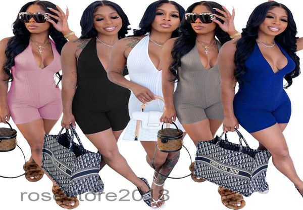 summer new women pit striped fabricjumpsuit designer halter bandage vneck sleeveless shorts fashion casual solid color rompe6563420, Black;white
summer new women pit striped fabricjumpsuit designer halter bandage vneck sleeveless shorts fashion casual solid color rompe6563420, Black;white