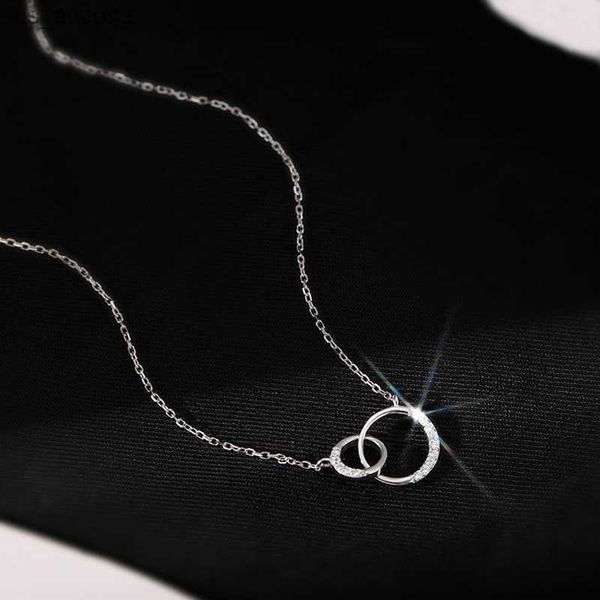 anenjery silver color shiny double layer necklace women clavicle chain sweet and delicate romantic jewelry wholesale l230620
anenjery silver color shiny double layer necklace women clavicle chain sweet and delicate romantic jewelry wholesale l230620