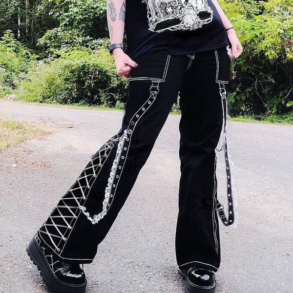women's jeans gothic baggy black jean women streetwear aesthetic lace up patchwork punk grunge denim trousers fashion straight pants, Blue
women's jeans gothic baggy black jean women streetwear aesthetic lace up patchwork punk grunge denim trousers fashion straight pants, Blue
