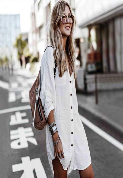 boho inspired long roll up sleeve shirt women loose beach tunic covers vneck button asymmetric blouse bikini cover up white t8805094
boho inspired long roll up sleeve shirt women loose beach tunic covers vneck button asymmetric blouse bikini cover up white t8805094