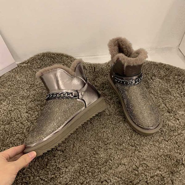 boots cotton shoes women's winter boots 2020 new winter warm fashion flash diamond snow boots, Black
boots cotton shoes women's winter boots 2020 new winter warm fashion flash diamond snow boots, Black