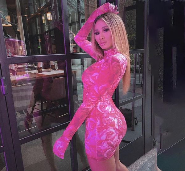 print women mini dresses with gloves long sleeve party clubwear pink fashion bodycon dress 2020 skinny slim5397328, Black;gray
print women mini dresses with gloves long sleeve party clubwear pink fashion bodycon dress 2020 skinny slim5397328, Black;gray