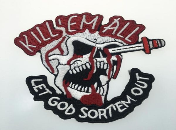 evil skull embroidered iron on clothing kill039em all patch biker jacket patch applique embroidery motor patch 4538130, Black
evil skull embroidered iron on clothing kill039em all patch biker jacket patch applique embroidery motor patch 4538130, Black