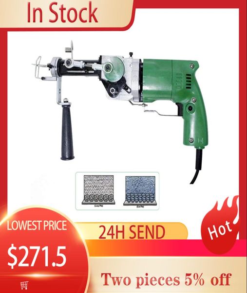stock electric 220v cutloop pile tufting gun carpet manual weaving adjustable rug knitting machine 2400rpm sewing notions tools7775232, Black
stock electric 220v cutloop pile tufting gun carpet manual weaving adjustable rug knitting machine 2400rpm sewing notions tools7775232, Black
