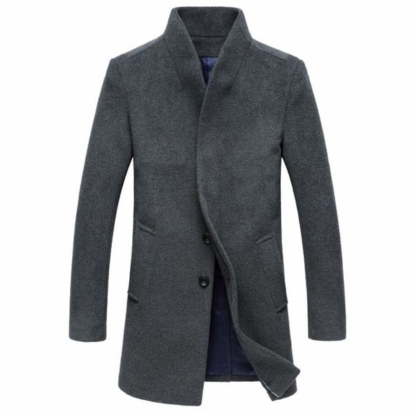 vintage style winter long wool coats for men simple covered button plus size overcoat elegant business trench coats4632702, Black;brown
vintage style winter long wool coats for men simple covered button plus size overcoat elegant business trench coats4632702, Black;brown