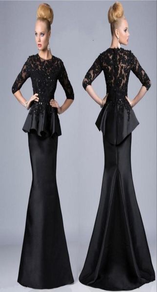 mother of the bride dresses mermaid jewel neck 34 sleeves lace appliques beaded peplum plus size party dress black evening gowns8067762, Black;red
mother of the bride dresses mermaid jewel neck 34 sleeves lace appliques beaded peplum plus size party dress black evening gowns8067762, Black;red