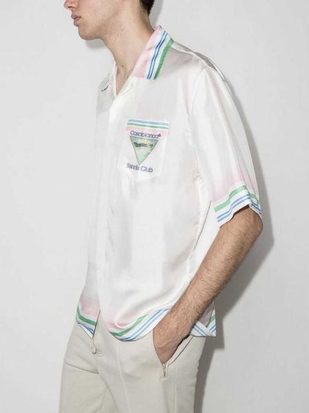 casablanca 22s button up shirt hawaiian shirts tennis club sicilian couple casual hawaiian short sleeve shirt, White;black
casablanca 22s button up shirt hawaiian shirts tennis club sicilian couple casual hawaiian short sleeve shirt, White;black