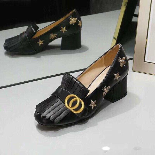 classic womens mid heeled boat shoe designer shoe leather thick heel high heels 100% cowhide tassels round head metal button women dress sho, Black
classic womens mid heeled boat shoe designer shoe leather thick heel high heels 100% cowhide tassels round head metal button women dress sho, Black