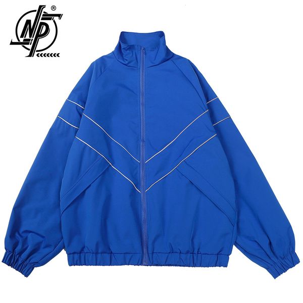 mens jackets blue reflective striped varsity jacket hip hop streetwear zipper up thin coat spring summer sports loose windbreaker 230809, Black;brown
mens jackets blue reflective striped varsity jacket hip hop streetwear zipper up thin coat spring summer sports loose windbreaker 230809, Black;brown