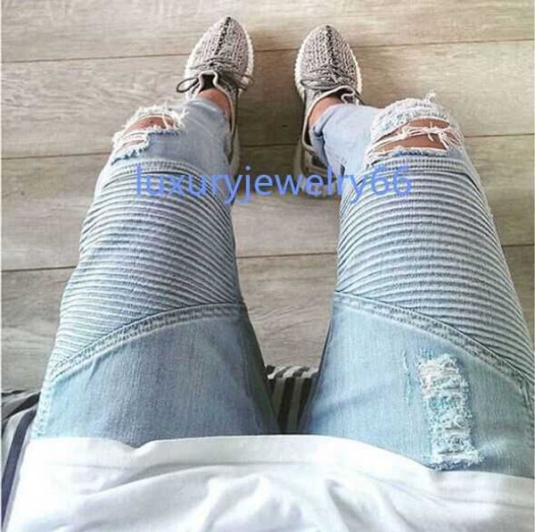 men designer pants slp blue/black destroyed slim denim straight biker skinny ripped jeans 28-38
men designer pants slp blue/black destroyed slim denim straight biker skinny ripped jeans 28-38