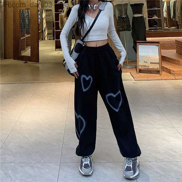 women's pants capris women's casual heart-shaped printed sportswear pants summer hip-hop high waisted loose harun pants retro over, Black;white
women's pants capris women's casual heart-shaped printed sportswear pants summer hip-hop high waisted loose harun pants retro over, Black;white