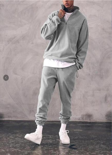 men039s tracksuits 2021 mens sports suit polar fleece loose trendy fashion hoodie and sweatpants casual style4176785, Gray
men039s tracksuits 2021 mens sports suit polar fleece loose trendy fashion hoodie and sweatpants casual style4176785, Gray