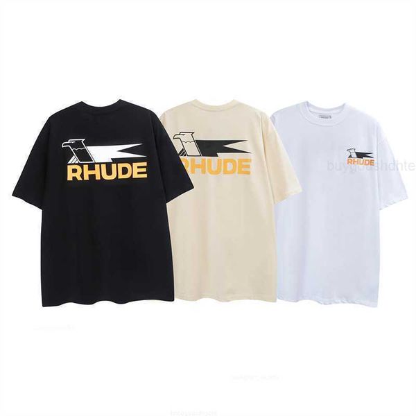 2023 rhude short-sleeved cotton dove letter printing high street round-neck men's and women's sports t-shirt top, White;black
2023 rhude short-sleeved cotton dove letter printing high street round-neck men's and women's sports t-shirt top, White;black