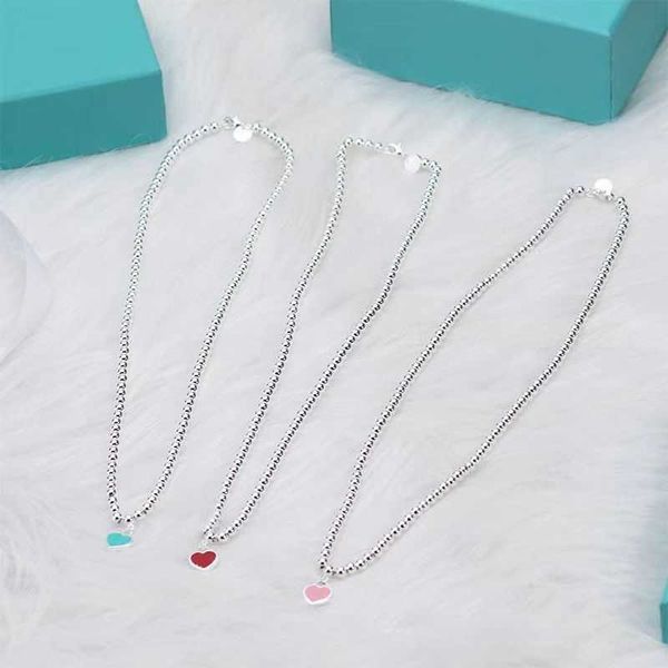 designer necklace tiffanies pendant necklaces women necklace women's jewelry luxury heart exquisite craft belt classic blue heart, Silver
designer necklace tiffanies pendant necklaces women necklace women's jewelry luxury heart exquisite craft belt classic blue heart, Silver