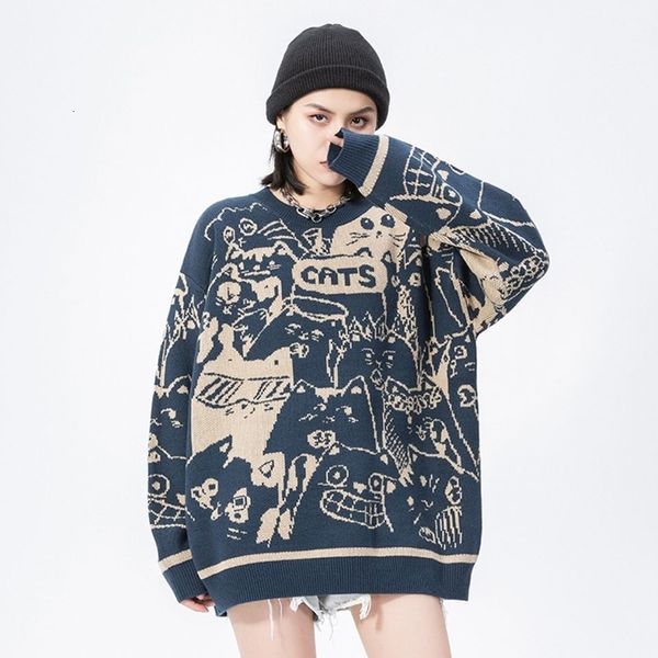 men's sweaters men's sweaters wintertime style loose fashion cute cats pattern sweater men and women o neck pullover knitwear 2023, White;black
men's sweaters men's sweaters wintertime style loose fashion cute cats pattern sweater men and women o neck pullover knitwear 2023, White;black