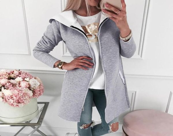 women coat casual coat outwear pocket solid sweatshirt hooded jackets overcoat wind breaker for women cortaviento mujer w 7450063, Black;brown
women coat casual coat outwear pocket solid sweatshirt hooded jackets overcoat wind breaker for women cortaviento mujer w 7450063, Black;brown