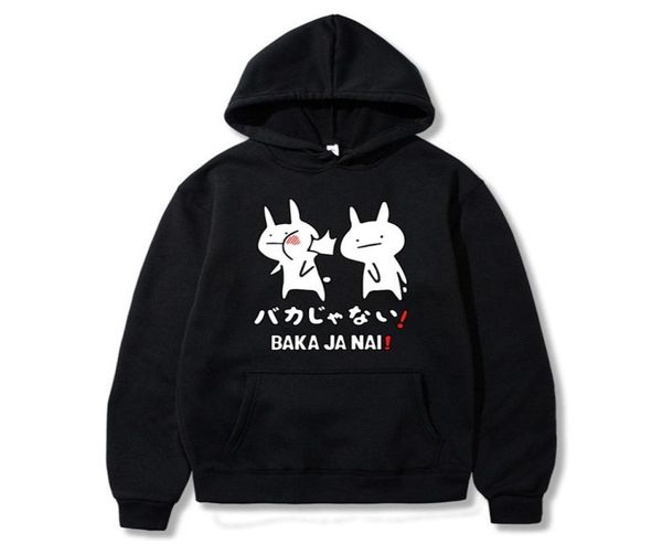 anime baka rabbit hip hop hoodies men harajuku fashion streetwear hooded sweatshirt hoodie clothing y01045155103, Black
anime baka rabbit hip hop hoodies men harajuku fashion streetwear hooded sweatshirt hoodie clothing y01045155103, Black