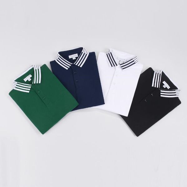designer luxury mens polo shirts fashion business casual short sleeve 100% cotton breathable summer, White;black
designer luxury mens polo shirts fashion business casual short sleeve 100% cotton breathable summer, White;black